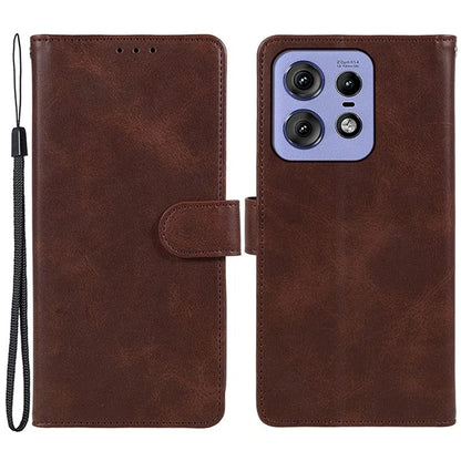 Shockproof Cover for Motorola Edge 50 Pro 5G Case Magnetic Calf Texture Wallet Phone Shell