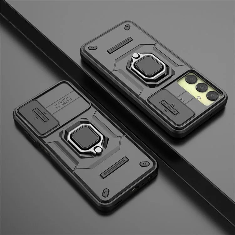 For Samsung Galaxy A25 5G (Global) (161.0 x 76.5 x 8.3mm) Camera Protection Fall-proof Case PC+TPU Phone Cover
