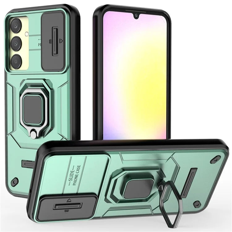 For Samsung Galaxy A25 5G (Global) (161.0 x 76.5 x 8.3mm) Camera Protection Fall-proof Case PC+TPU Phone Cover