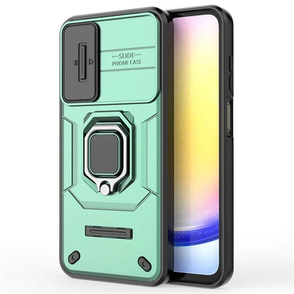 For Samsung Galaxy A25 5G (Global) (161.0 x 76.5 x 8.3mm) Camera Protection Fall-proof Case PC+TPU Phone Cover