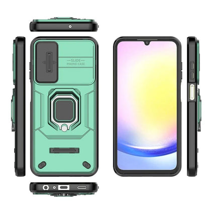 For Samsung Galaxy A25 5G (Global) (161.0 x 76.5 x 8.3mm) Camera Protection Fall-proof Case PC+TPU Phone Cover
