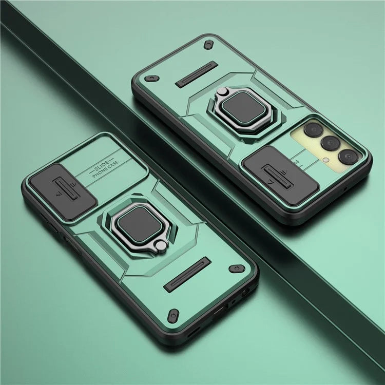 For Samsung Galaxy A25 5G (Global) (161.0 x 76.5 x 8.3mm) Camera Protection Fall-proof Case PC+TPU Phone Cover