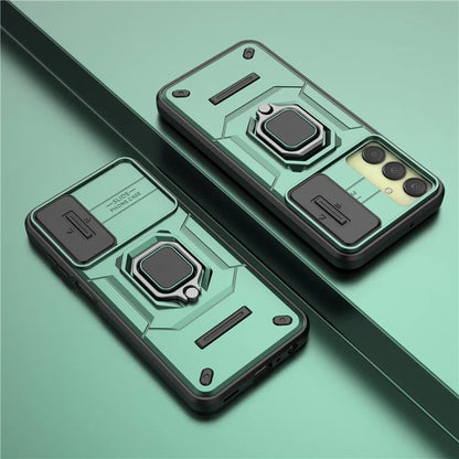 For Samsung Galaxy A25 5G (Global) (161.0 x 76.5 x 8.3mm) Camera Protection Fall-proof Case PC+TPU Phone Cover