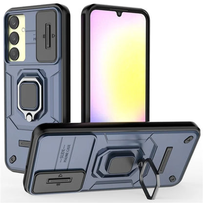 For Samsung Galaxy A25 5G (Global) (161.0 x 76.5 x 8.3mm) Camera Protection Fall-proof Case PC+TPU Phone Cover