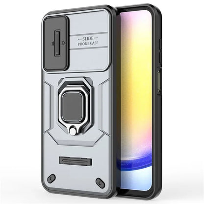 For Samsung Galaxy A25 5G (Global) (161.0 x 76.5 x 8.3mm) Camera Protection Fall-proof Case PC+TPU Phone Cover