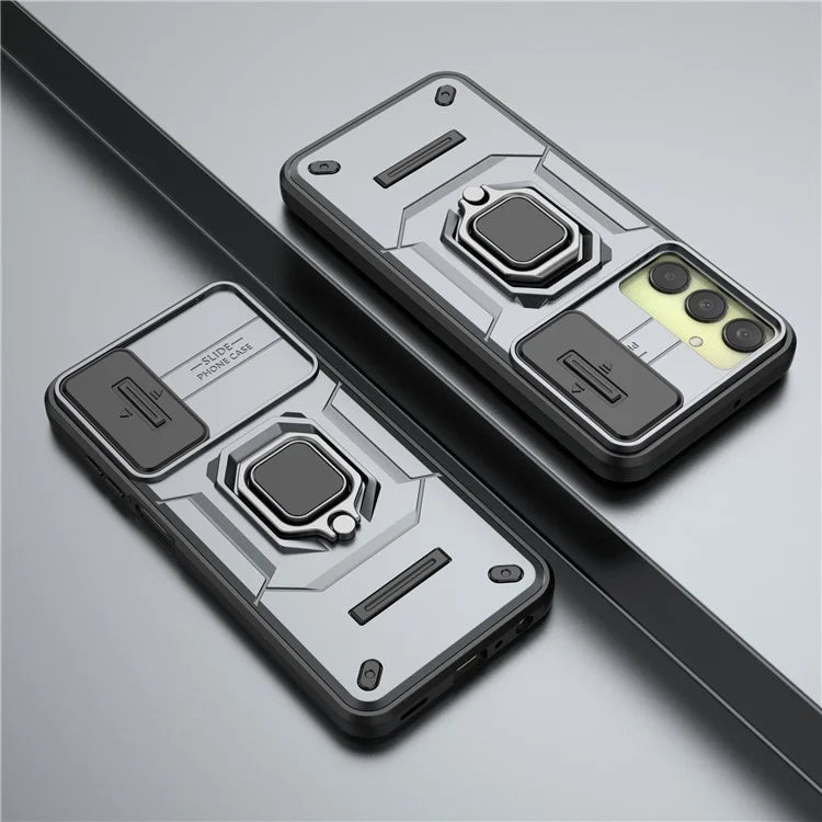For Samsung Galaxy A25 5G (Global) (161.0 x 76.5 x 8.3mm) Camera Protection Fall-proof Case PC+TPU Phone Cover