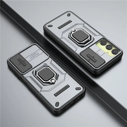 For Samsung Galaxy A25 5G (Global) (161.0 x 76.5 x 8.3mm) Camera Protection Fall-proof Case PC+TPU Phone Cover