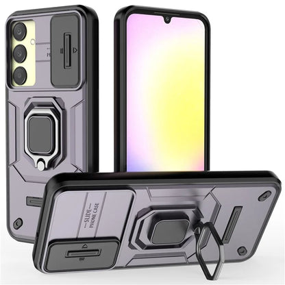 For Samsung Galaxy A25 5G (Global) (161.0 x 76.5 x 8.3mm) Camera Protection Fall-proof Case PC+TPU Phone Cover
