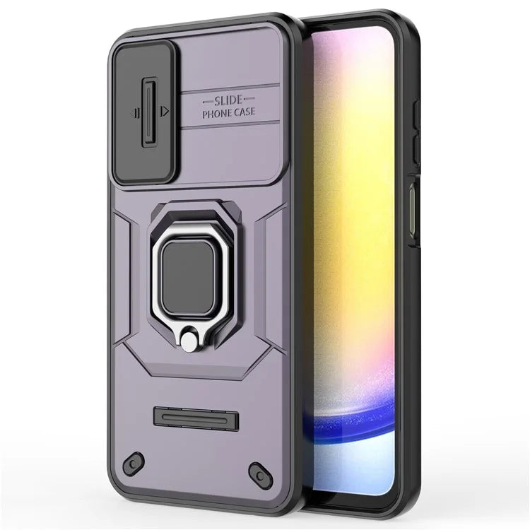 For Samsung Galaxy A25 5G (Global) (161.0 x 76.5 x 8.3mm) Camera Protection Fall-proof Case PC+TPU Phone Cover