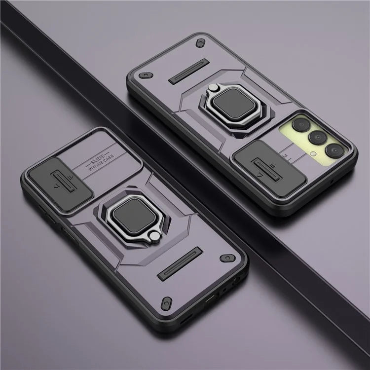 For Samsung Galaxy A25 5G (Global) (161.0 x 76.5 x 8.3mm) Camera Protection Fall-proof Case PC+TPU Phone Cover