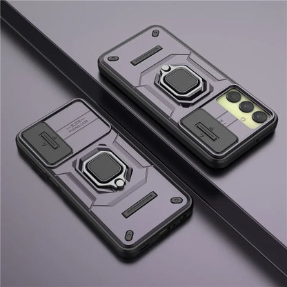 For Samsung Galaxy A25 5G (Global) (161.0 x 76.5 x 8.3mm) Camera Protection Fall-proof Case PC+TPU Phone Cover