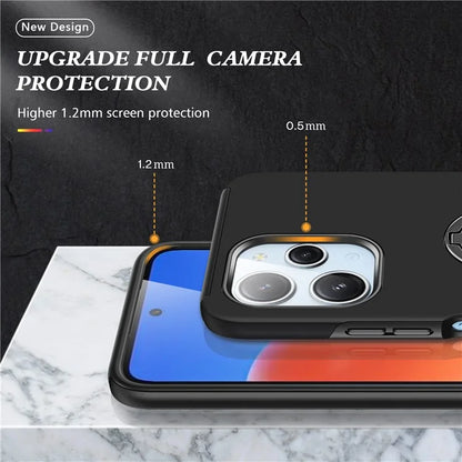 For Xiaomi Redmi 12 4G Case PC+TPU Kickstand Cover Cell Phone Accessory Wholesale
