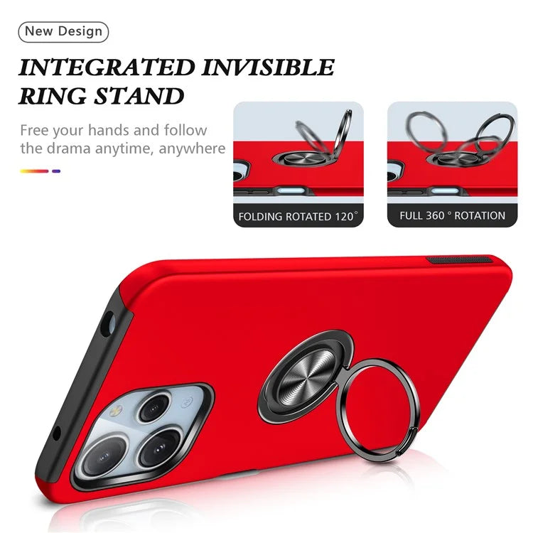 For Xiaomi Redmi 12 4G Case PC+TPU Kickstand Cover Cell Phone Accessory Wholesale