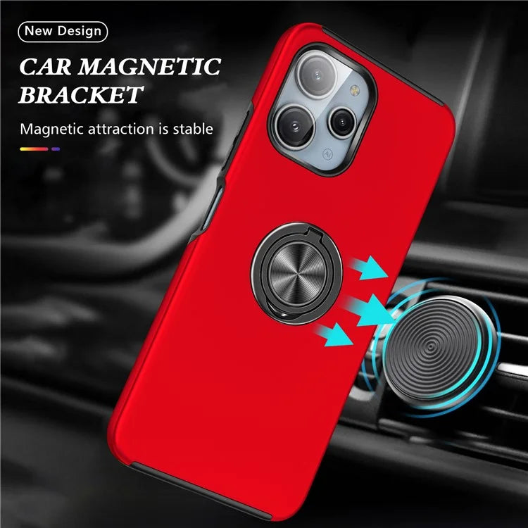 For Xiaomi Redmi 12 4G Case PC+TPU Kickstand Cover Cell Phone Accessory Wholesale