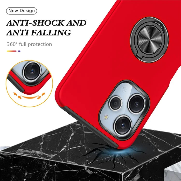 For Xiaomi Redmi 12 4G Case PC+TPU Kickstand Cover Cell Phone Accessory Wholesale