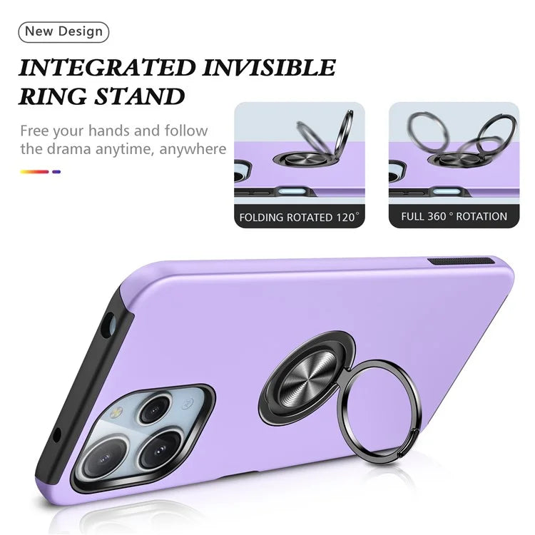 For Xiaomi Redmi 12 4G Case PC+TPU Kickstand Cover Cell Phone Accessory Wholesale
