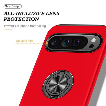 For Google Pixel 9 Pro XL Back Case Kickstand PC+TPU Shock-Absorbent Phone Cover