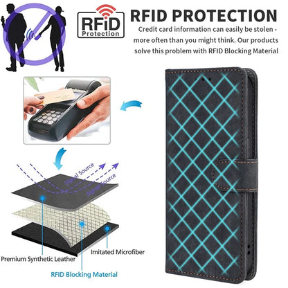 For Xiaomi Redmi Turbo 3 5G / Poco F6 5G Case RFID Blocking Card Holder Protective Cover with Wrist Strap