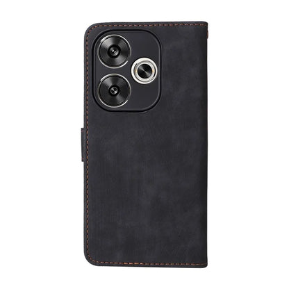 For Xiaomi Redmi Turbo 3 5G / Poco F6 5G Case RFID Blocking Card Holder Protective Cover with Wrist Strap