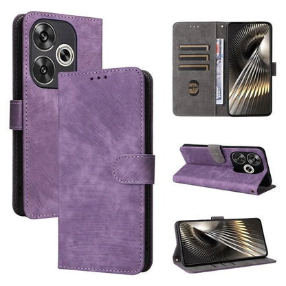For Xiaomi Redmi Turbo 3 5G / Poco F6 5G Case RFID Blocking Card Holder Protective Cover with Wrist Strap