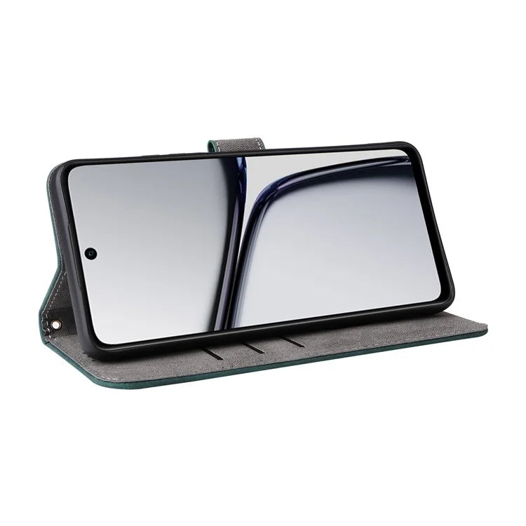 For Realme C65 4G Case RFID Blocking Phone Stand Cover with Magnetic Closure