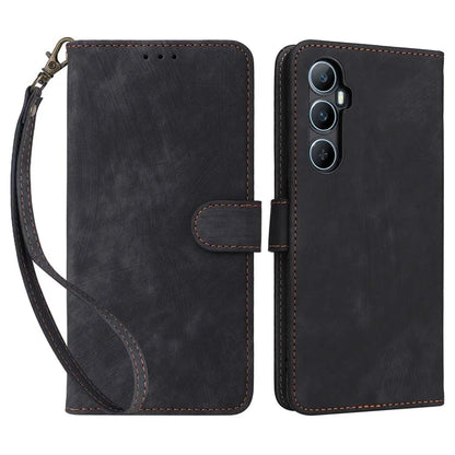 For Realme C65 4G Case RFID Blocking Phone Stand Cover with Magnetic Closure