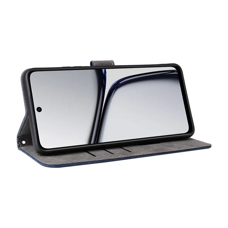 For Realme C65 4G Case RFID Blocking Phone Stand Cover with Magnetic Closure