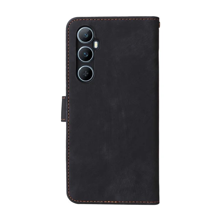 For Realme C65 4G Case RFID Blocking Phone Stand Cover with Magnetic Closure