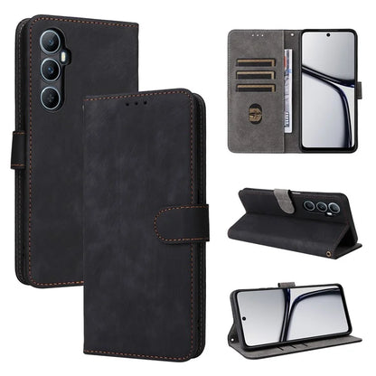 For Realme C65 4G Case RFID Blocking Phone Stand Cover with Magnetic Closure