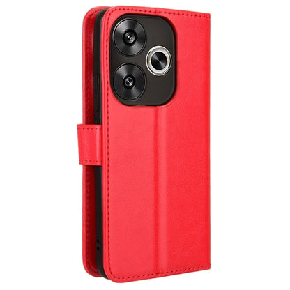 For Xiaomi Redmi Turbo 3 5G / Poco F6 5G Case with Wrist Strap Crazy Horse Texture Magnetic Clasp Phone Cover