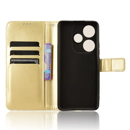 For Xiaomi Redmi Turbo 3 5G / Poco F6 5G Case with Wrist Strap Crazy Horse Texture Magnetic Clasp Phone Cover