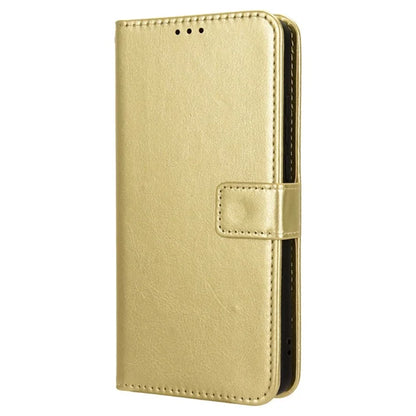For Xiaomi Redmi Turbo 3 5G / Poco F6 5G Case with Wrist Strap Crazy Horse Texture Magnetic Clasp Phone Cover