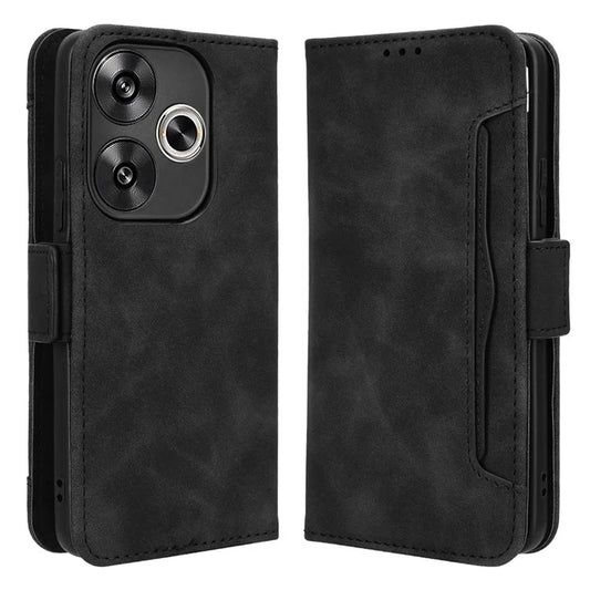 For Xiaomi Redmi Turbo 3 5G / Poco F6 5G Case Wallet Phone Leather Cover with Multiple Card Slots