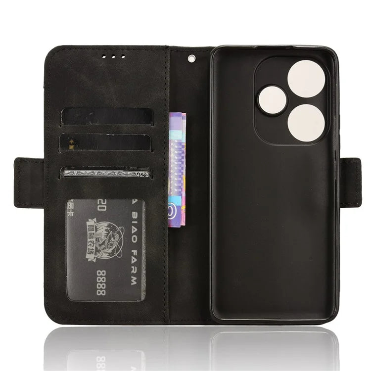 For Xiaomi Redmi Turbo 3 5G / Poco F6 5G Case Wallet Phone Leather Cover with Multiple Card Slots