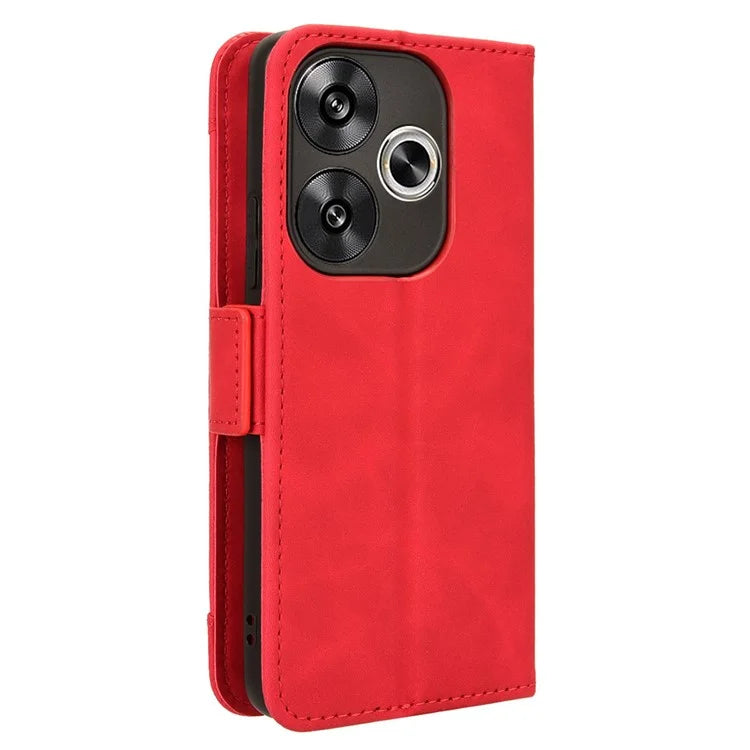 For Xiaomi Redmi Turbo 3 5G / Poco F6 5G Case Wallet Phone Leather Cover with Multiple Card Slots