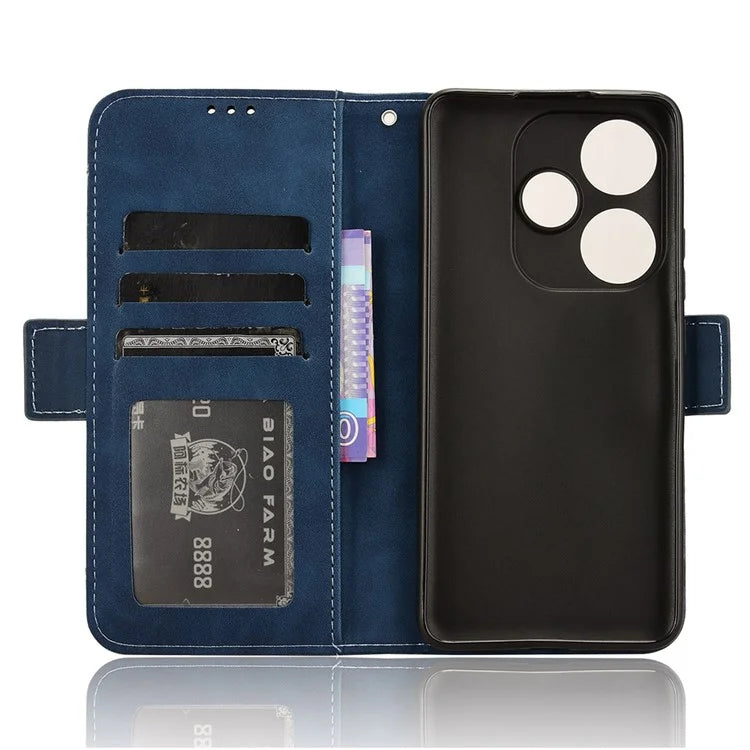 For Xiaomi Redmi Turbo 3 5G / Poco F6 5G Case Wallet Phone Leather Cover with Multiple Card Slots