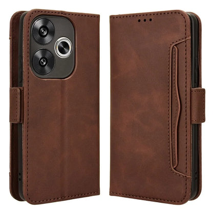 For Xiaomi Redmi Turbo 3 5G / Poco F6 5G Case Wallet Phone Leather Cover with Multiple Card Slots