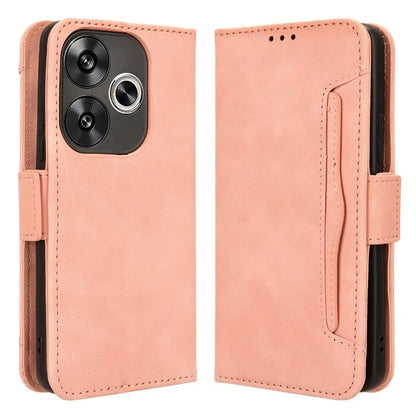 For Xiaomi Redmi Turbo 3 5G / Poco F6 5G Case Wallet Phone Leather Cover with Multiple Card Slots