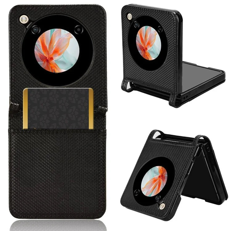 For ZTE nubia Flip 5G / Libero Flip A304ZT Case Leather Phone Cover with Card Slot