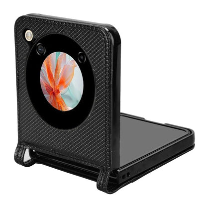 For ZTE nubia Flip 5G / Libero Flip A304ZT Case Leather Phone Cover with Card Slot