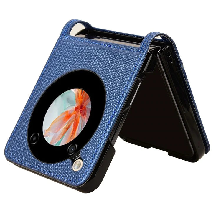 For ZTE nubia Flip 5G / Libero Flip A304ZT Case Leather Phone Cover with Card Slot