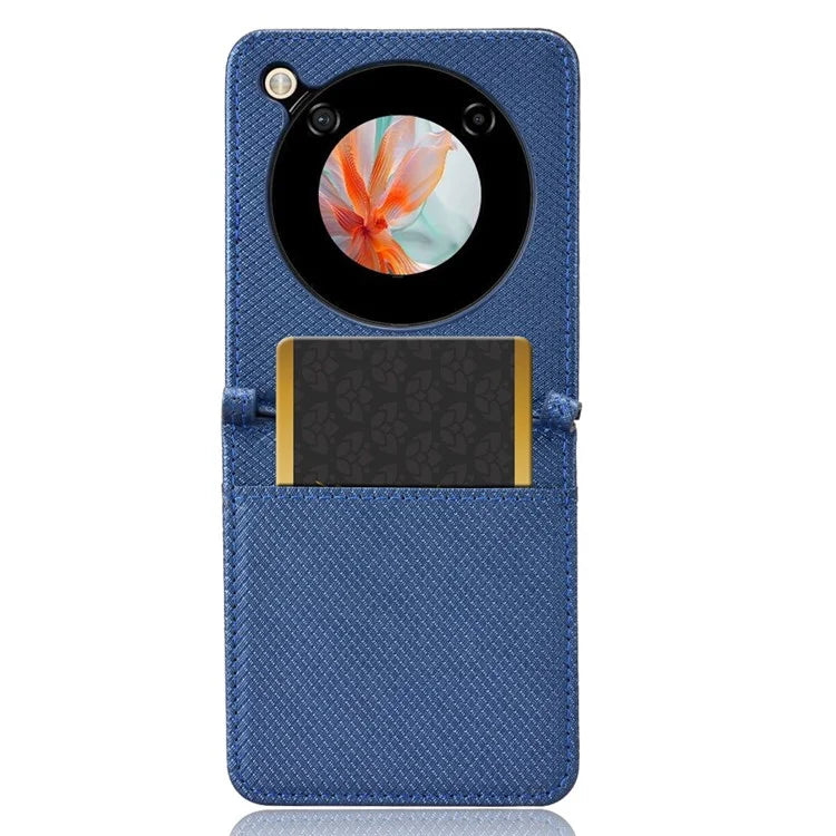 For ZTE nubia Flip 5G / Libero Flip A304ZT Case Leather Phone Cover with Card Slot