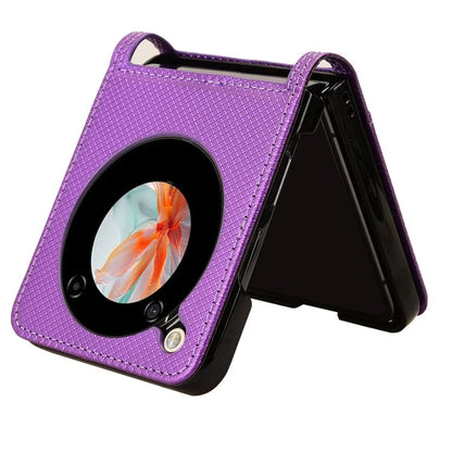 For ZTE nubia Flip 5G / Libero Flip A304ZT Case Leather Phone Cover with Card Slot