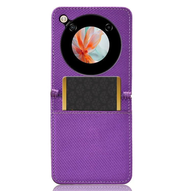 For ZTE nubia Flip 5G / Libero Flip A304ZT Case Leather Phone Cover with Card Slot