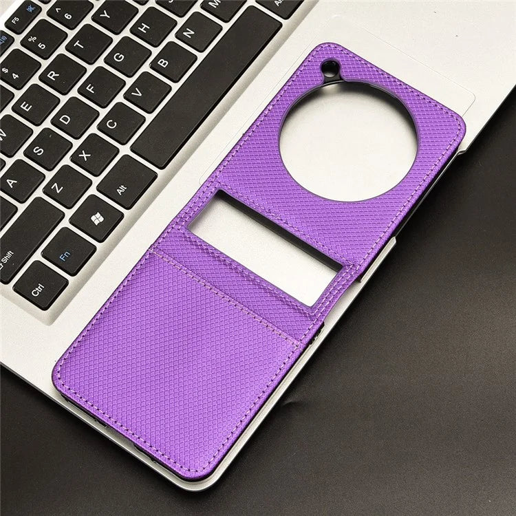 For ZTE nubia Flip 5G / Libero Flip A304ZT Case Leather Phone Cover with Card Slot