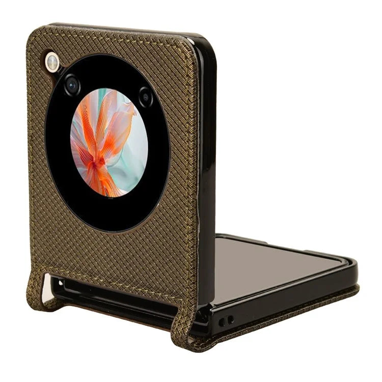 For ZTE nubia Flip 5G / Libero Flip A304ZT Case Leather Phone Cover with Card Slot