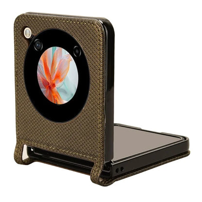 For ZTE nubia Flip 5G / Libero Flip A304ZT Case Leather Phone Cover with Card Slot