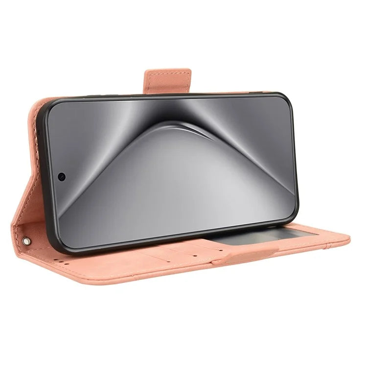 For Huawei Pura 70 Leather Case Multiple Card Slots Mobile Phone Cover Wholesale