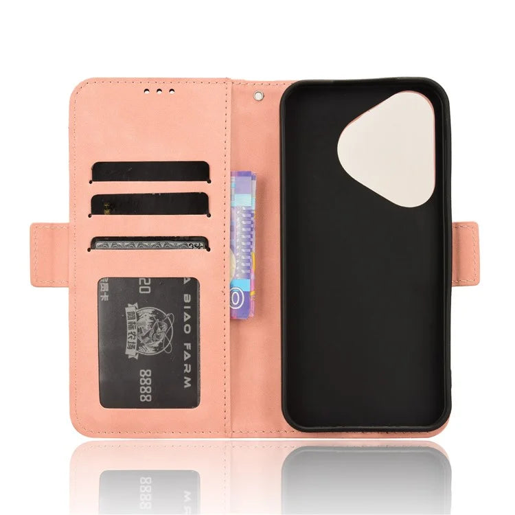 For Huawei Pura 70 Leather Case Multiple Card Slots Mobile Phone Cover Wholesale