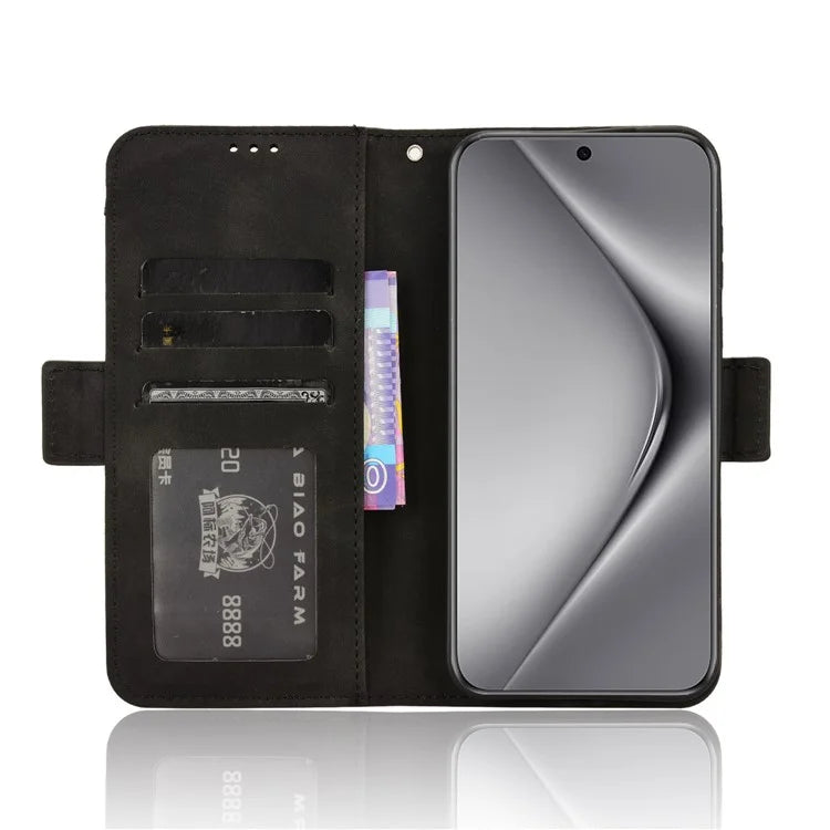 For Huawei Pura 70 Leather Case Multiple Card Slots Mobile Phone Cover Wholesale